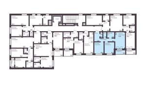 2-к квартира, вторичка, 61м2, 4/17 этаж