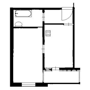 1-к квартира, вторичка, 36м2, 5/11 этаж