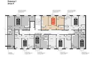 2-к квартира, вторичка, 59м2, 9/10 этаж