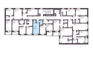 1-к квартира, вторичка, 25м2, 6/17 этаж