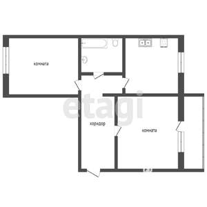 2-к квартира, вторичка, 54м2, 7/10 этаж