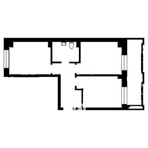 2-к квартира, вторичка, 56м2, 3/18 этаж