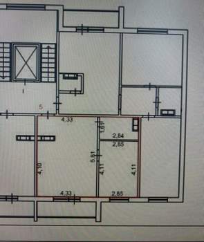 1-к квартира, вторичка, 41м2, 2/10 этаж