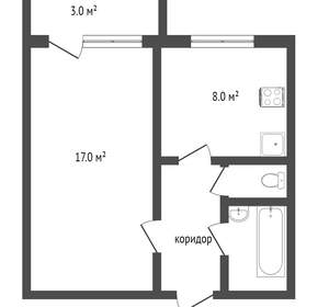 1-к квартира, вторичка, 34м2, 6/9 этаж