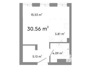 Студия квартира, строящийся дом, 31м2, 2/11 этаж