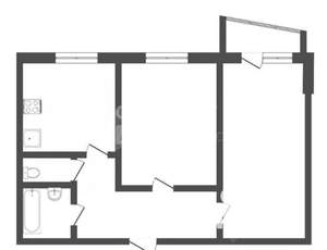 2-к квартира, вторичка, 51м2, 9/10 этаж