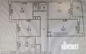 4-к квартира, вторичка, 82м2, 8/9 этаж