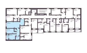 2-к квартира, вторичка, 71м2, 2/17 этаж
