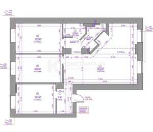 4-к квартира, вторичка, 97м2, 2/5 этаж