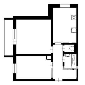 2-к квартира, вторичка, 56м2, 9/10 этаж