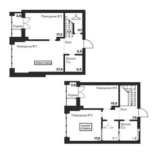 3-к квартира, вторичка, 119м2, 26/29 этаж