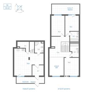 3-к квартира, вторичка, 131м2, 1/9 этаж