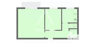 2-к квартира, вторичка, 57м2, 9/10 этаж