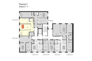 2-к квартира, вторичка, 60м2, 7/10 этаж