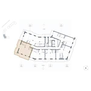 1-к квартира, вторичка, 95м2, 6/9 этаж