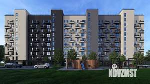 2-к квартира, строящийся дом, 32м2, 8/10 этаж