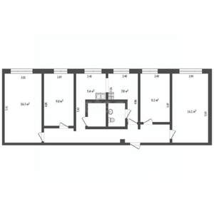 4-к квартира, вторичка, 84м2, 1/5 этаж