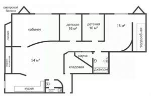 6-к квартира, вторичка, 167м2, 15/24 этаж