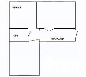 2-к квартира, вторичка, 68м2, 4/5 этаж