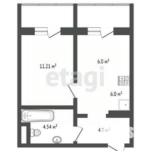 1-к квартира, вторичка, 35м2, 9/10 этаж