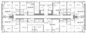 4-к квартира, строящийся дом, 144м2, 18/21 этаж