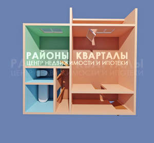1-к квартира, вторичка, 32м2, 1/10 этаж