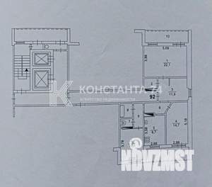 3-к квартира, вторичка, 82м2, 16/16 этаж