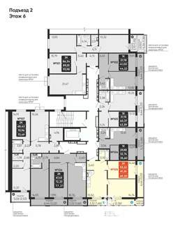 2-к квартира, вторичка, 61м2, 6/10 этаж