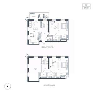 2-к квартира, вторичка, 170м2, 1/8 этаж