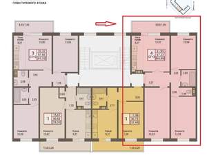2-к квартира, вторичка, 69м2, 5/10 этаж