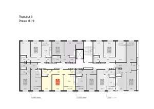 2-к квартира, вторичка, 59м2, 9/10 этаж