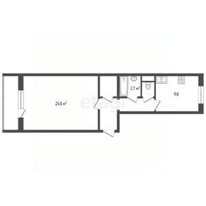 1-к квартира, вторичка, 48м2, 3/10 этаж