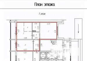 2-к квартира, вторичка, 60м2, 1/16 этаж