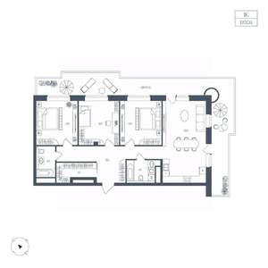 1-к квартира, вторичка, 119м2, 6/10 этаж