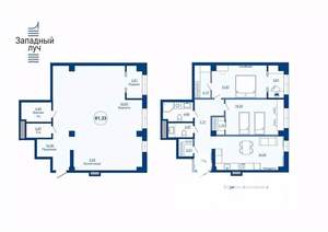 1-к квартира, вторичка, 81м2, 3/23 этаж