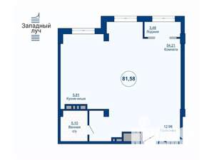 3-к квартира, вторичка, 82м2, 21/24 этаж