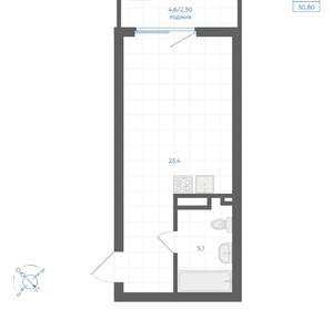Студия квартира, вторичка, 31м2, 3/18 этаж