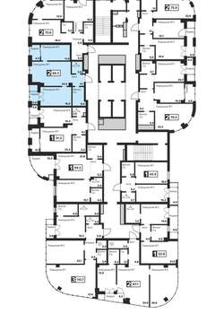 2-к квартира, вторичка, 71м2, 9/29 этаж