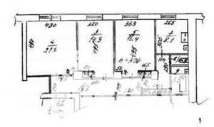 3-к квартира, вторичка, 76м2, 3/4 этаж