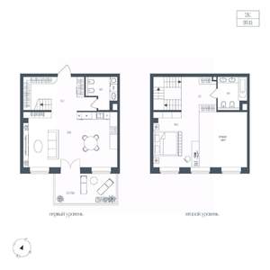 2-к квартира, вторичка, 89м2, 1/8 этаж