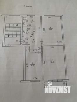 3-к квартира, вторичка, 67м2, 2/5 этаж