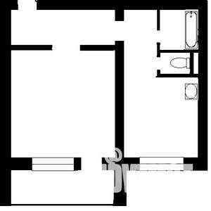 1-к квартира, вторичка, 44м2, 5/11 этаж