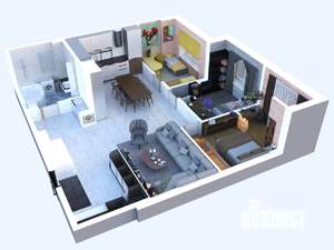 3-к квартира, вторичка, 82м2, 8/24 этаж