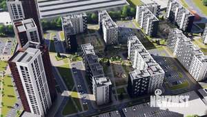 Студия квартира, строящийся дом, 24м2, 2/10 этаж