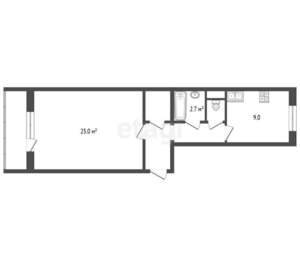 1-к квартира, вторичка, 48м2, 3/10 этаж