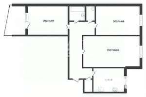 3-к квартира, вторичка, 70м2, 5/10 этаж