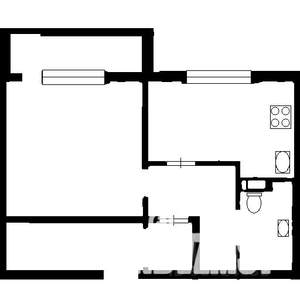 1-к квартира, вторичка, 39м2, 3/10 этаж
