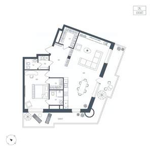 2-к квартира, вторичка, 101м2, 5/9 этаж