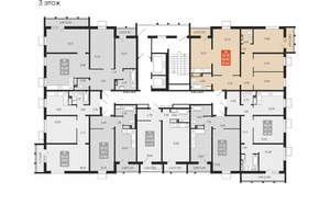 4-к квартира, вторичка, 85м2, 3/15 этаж