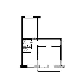 2-к квартира, вторичка, 55м2, 7/10 этаж